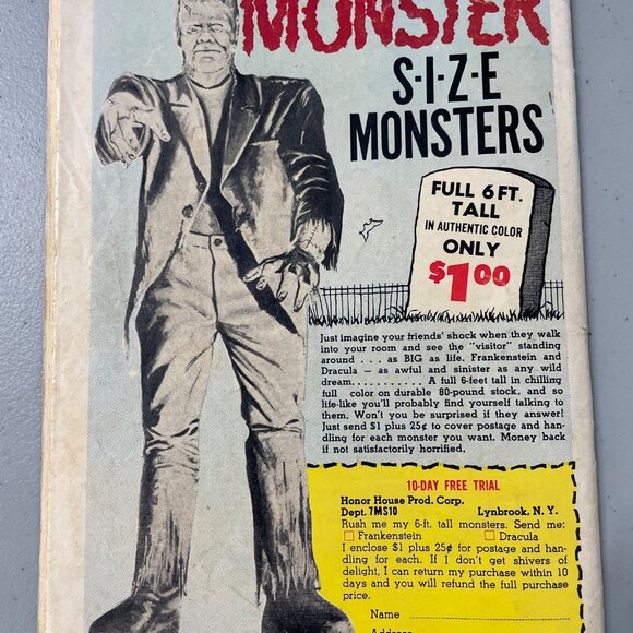 Archie Series Pep #186 October 1965 Comic Book Classic Cover Wear Bagged Boarded - Picture 9 of 9